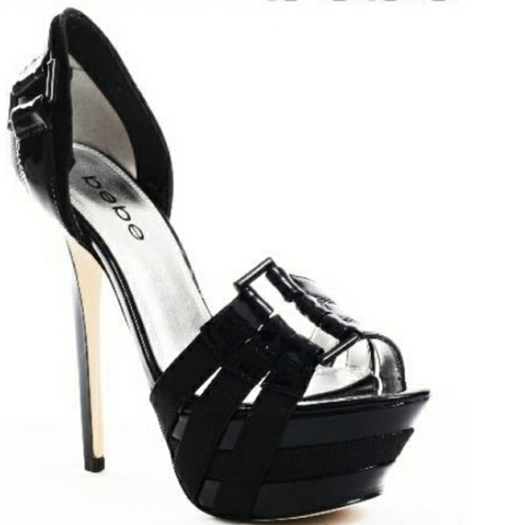 Bebe Belinda heels sz 10 Red, blk, and tan ❤💜🧡💛 - Picture 8 of 8